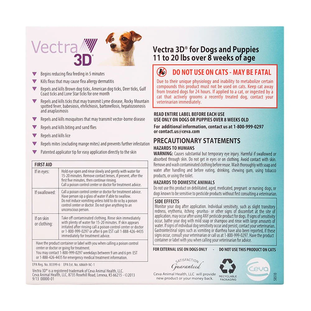 Vectra 3D Flea & Tick Spot Treatment for Dogs - Image 4