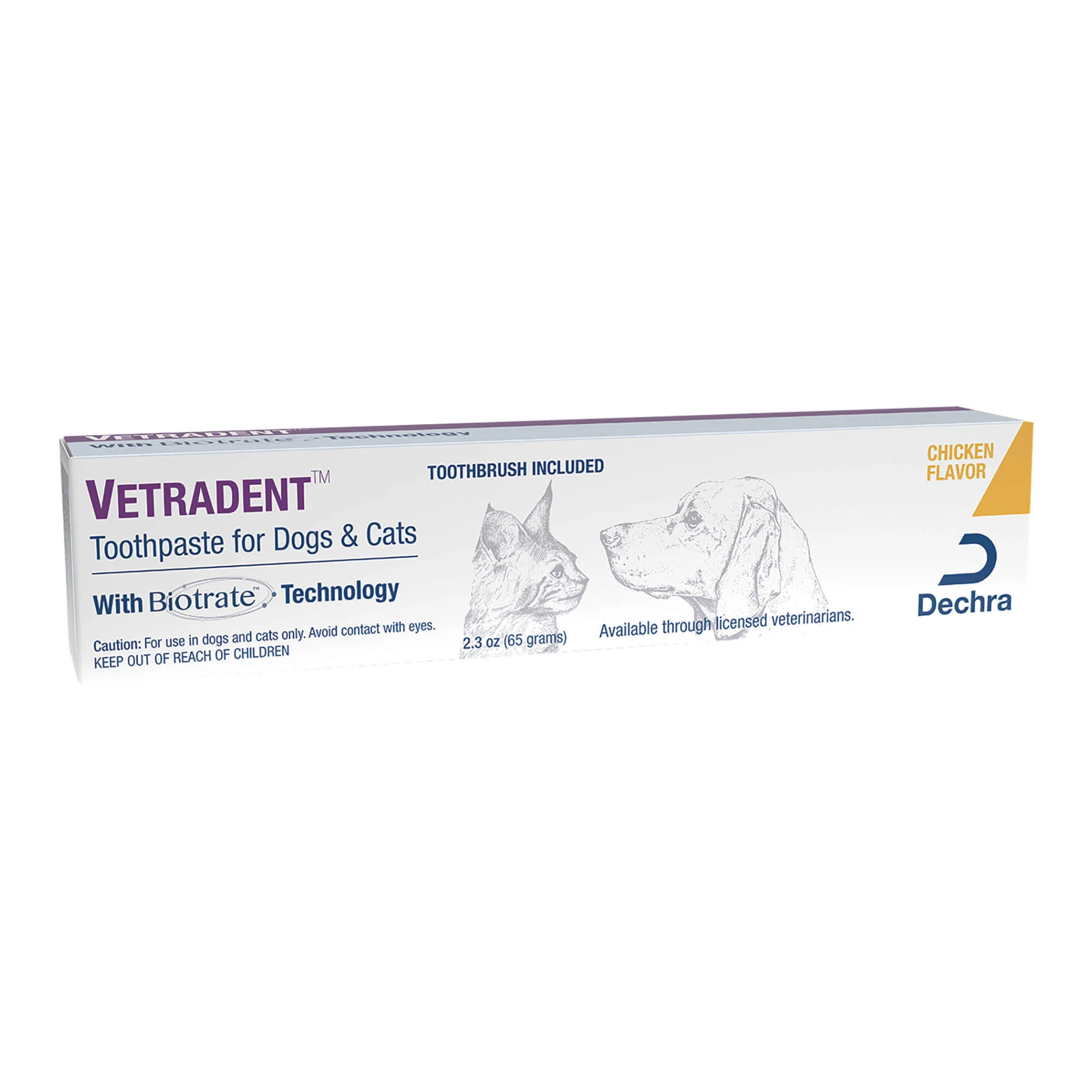 Vetradent Toothpaste with Double-Sided Toothbrush for Dogs & Cats, 2.3 oz - Image 3