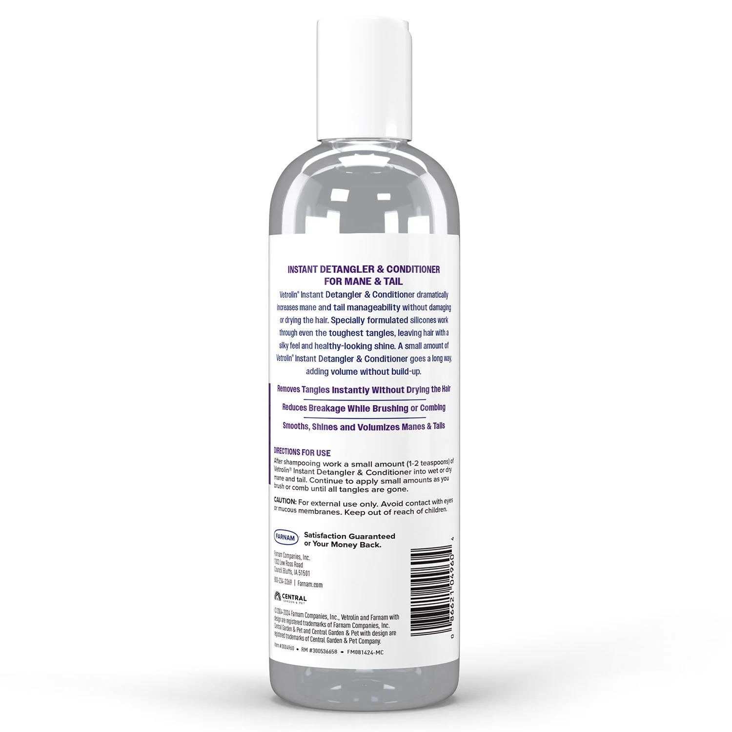 Vetrolin Detangler & Conditioner for Horse Manes & Tails, 12 oz - Image 2