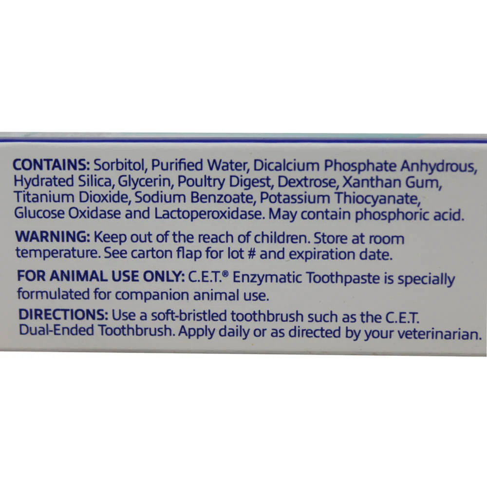 Virbac C.E.T. Enzymatic Pet Toothpaste for Dogs & Cats – Plaque & Tartar Control - Image 3