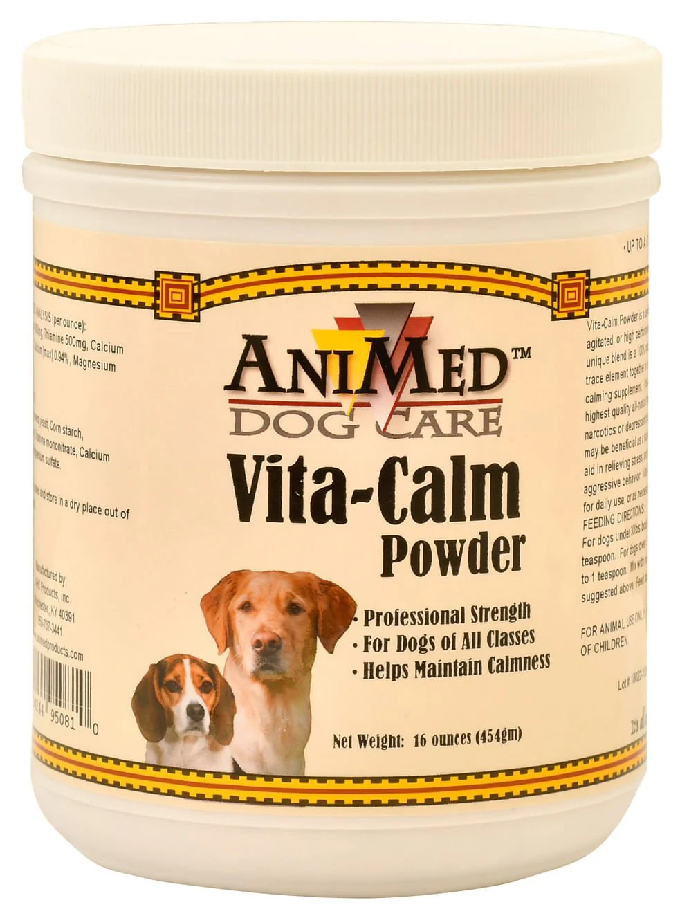 Vita-Calm Dog Calming Supplement Powder, 16 oz