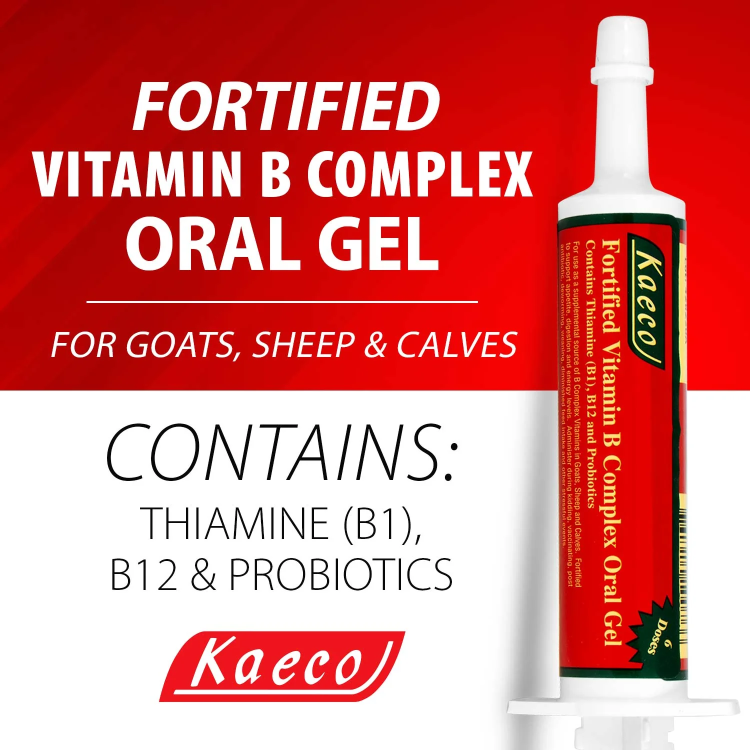 Fortified Vitamin B Complex Gel for Goats, Sheep & Calves, 30 g - Image 2