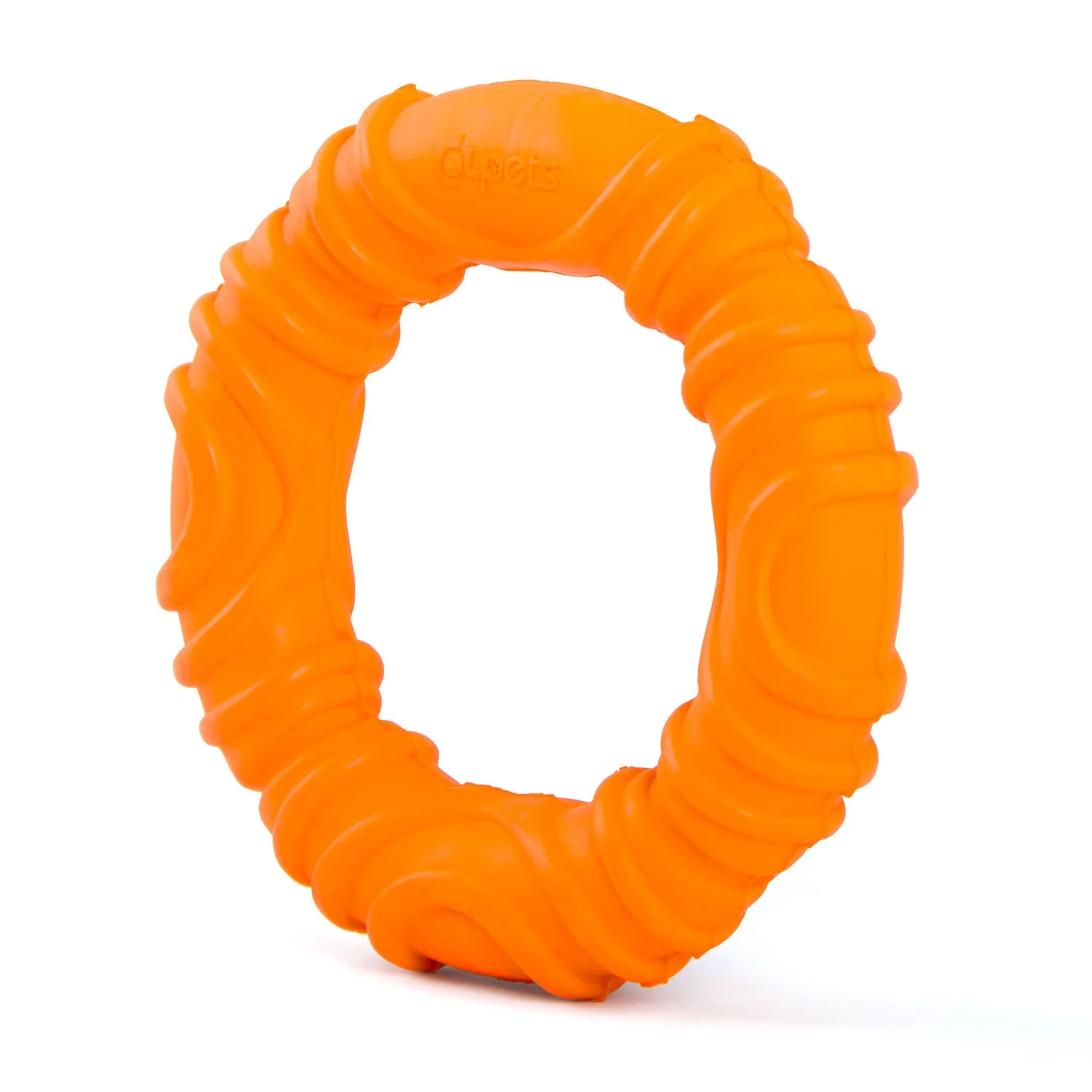Jeffers Wavy Ring Tugger Natural Rubber Dog Chew Toy for Tug, Fetch & Dental Support - Image 9