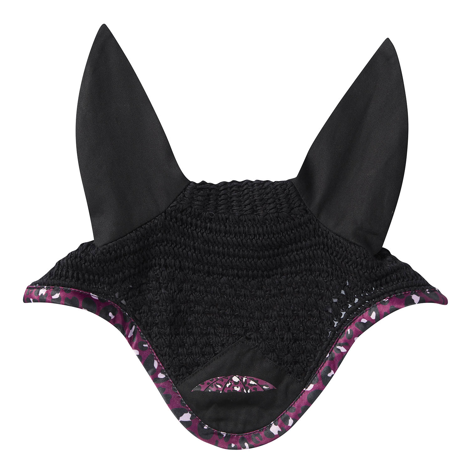 Weatherbeeta Prime Luxe Ear Bonnet for Horses With Printed Trim