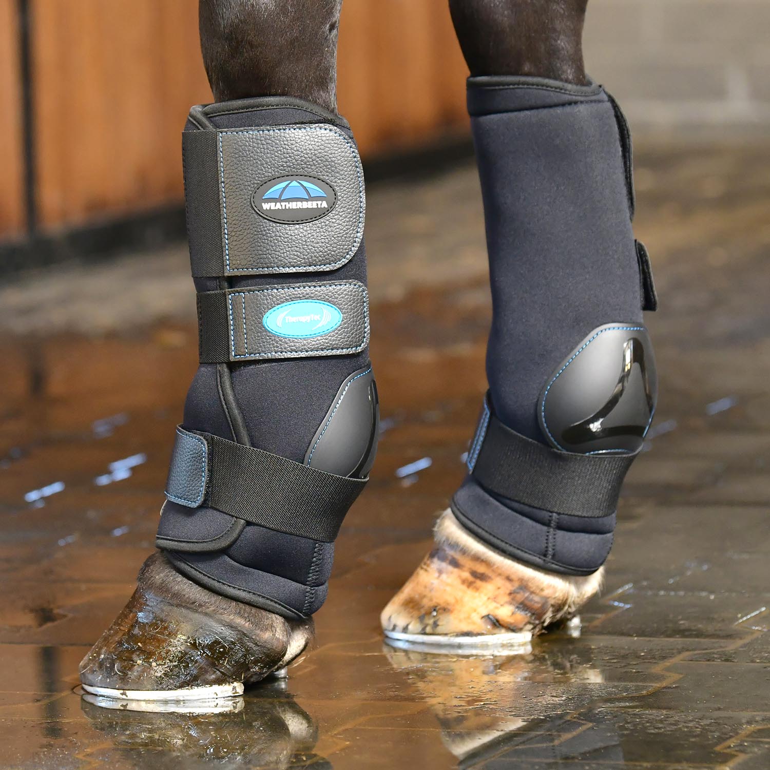 WeatherBeeta Therapy-Tec II Ultra Cool Ice Boots for Horses – Hypo-Freeze Gel, Fetlock Protection, Adjustable - Image 2