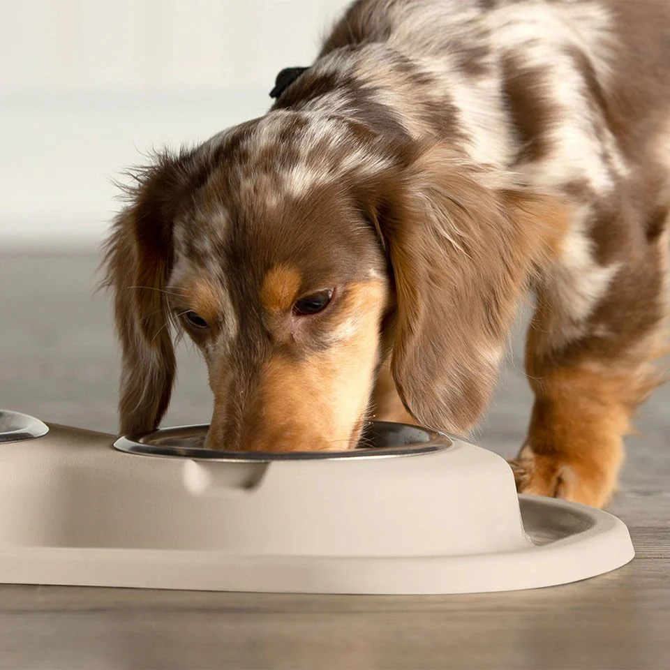 WeatherTech Double Low Pet Feeding System, Stainless Steel - Image 3