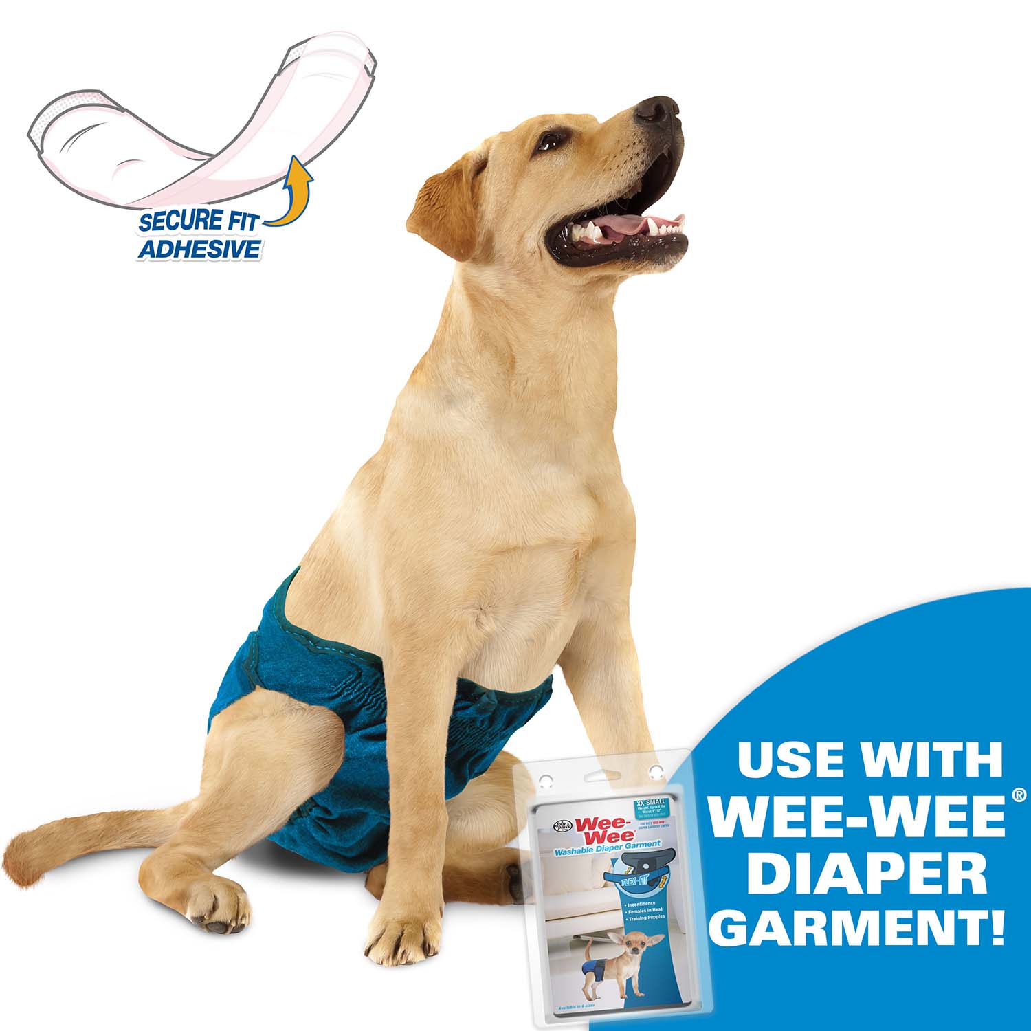 Wee-Wee Super Absorbent Disposable Dog Diaper Liners, 10 ct - Image 7