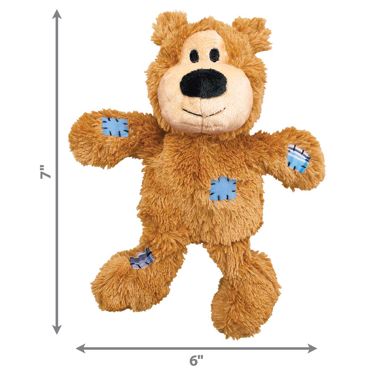 KONG Wild Knots Bear – Soft Plush with Knotted Rope Skeleton, Assorted - Image 4