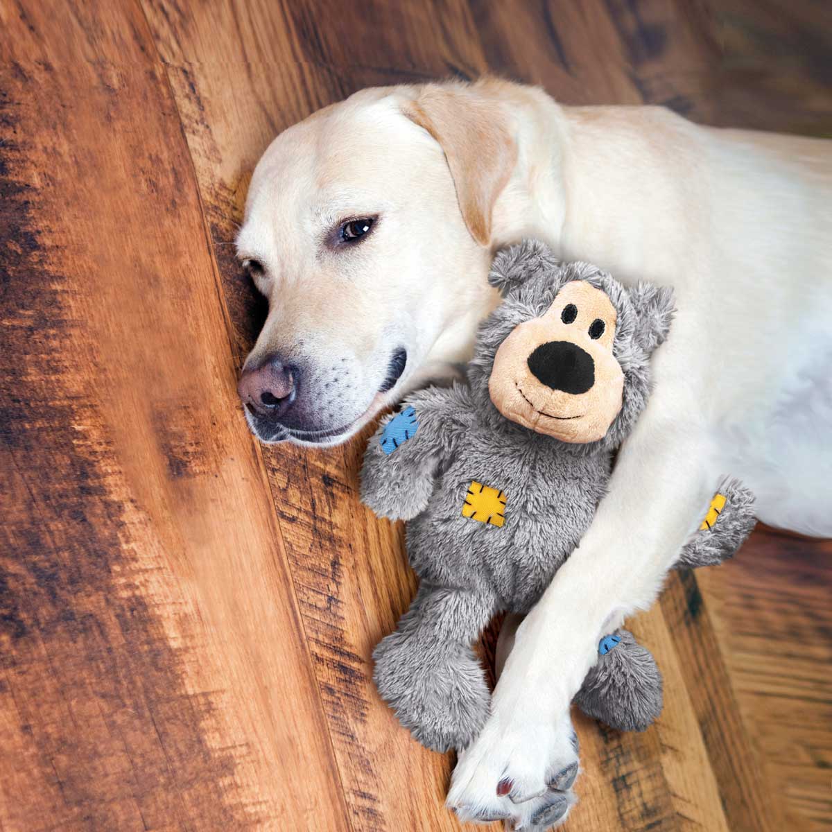 KONG Wild Knots Bear – Soft Plush with Knotted Rope Skeleton, Assorted - Image 7