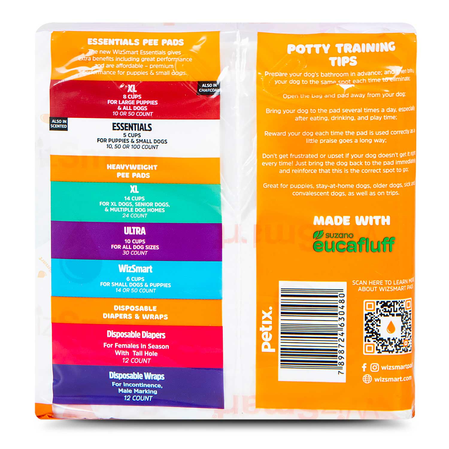 WizSmart Essentials Pads, Large, 50 ct, Fresh Scented - Image 5
