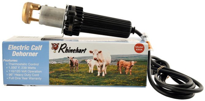 Rhinehart X-50 & X-50A Electric Calf Dehorners & Adaptor Tips for Cattle, Goats, and Lambs - Image 5