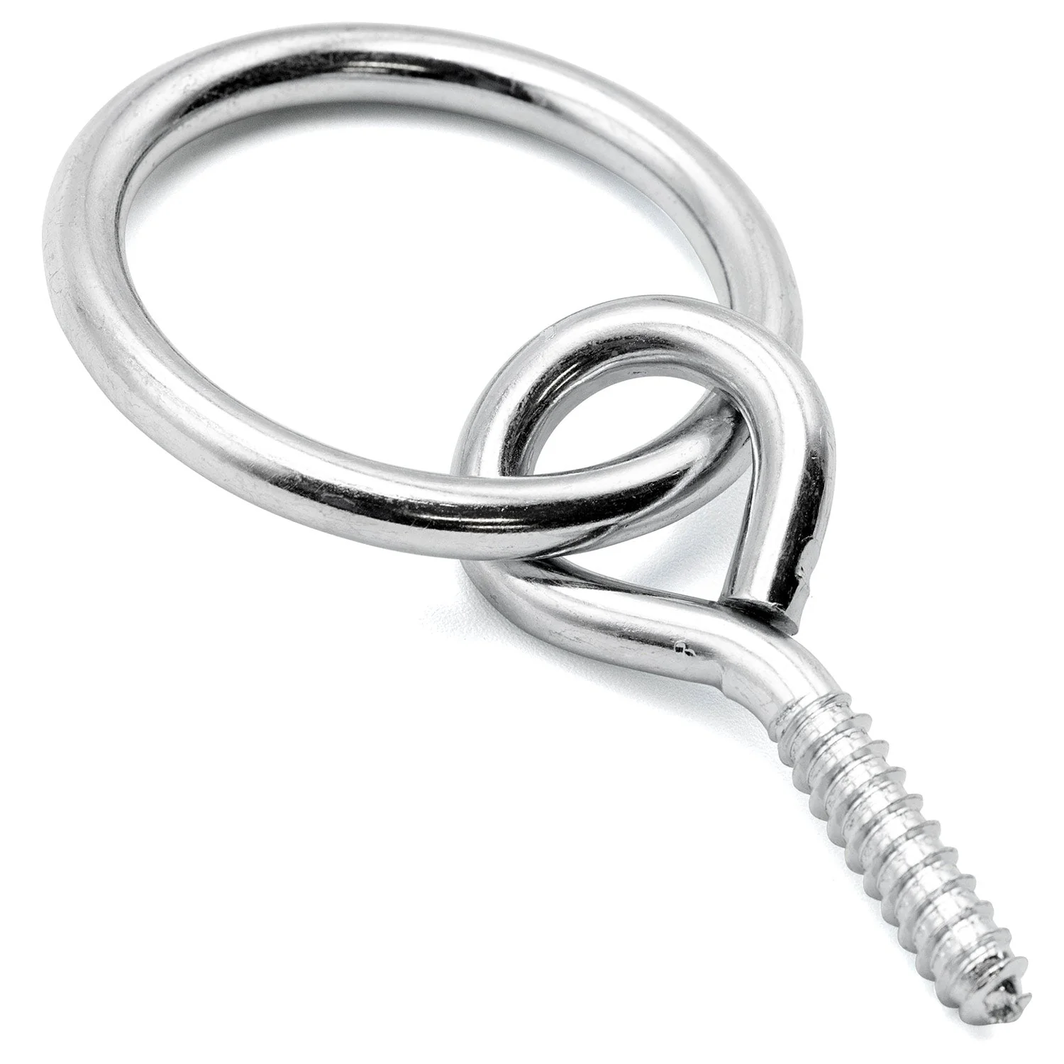 Jeffers Hitching Ring with Eye Screw Hook, 10 ct - Image 2